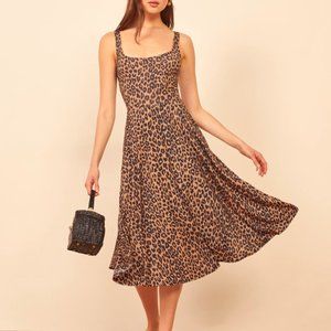 Reformation Rou Dress in Cougar NWT